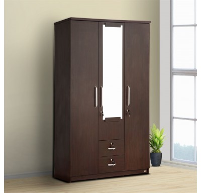 Dellip 3 Door Mirror Wardrobe 